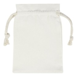 Corde à sauter en bois dans une pochette en coton