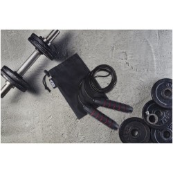 Corde à sauter souple dans une pochette en PET recyclé