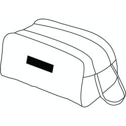 Trousse de toilette tricolore