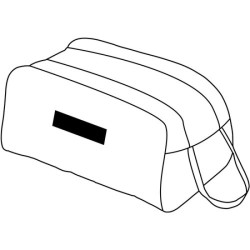 Trousse de toilette tricolore