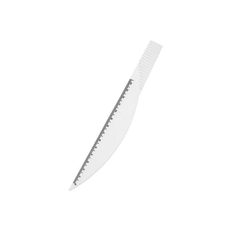 Ouvre-lettres avec règle de 14,5 cm