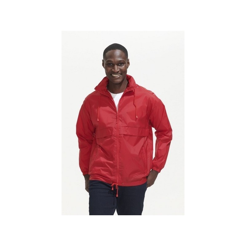 Coupe-vent non doublé 100% nylon 210T déperlant