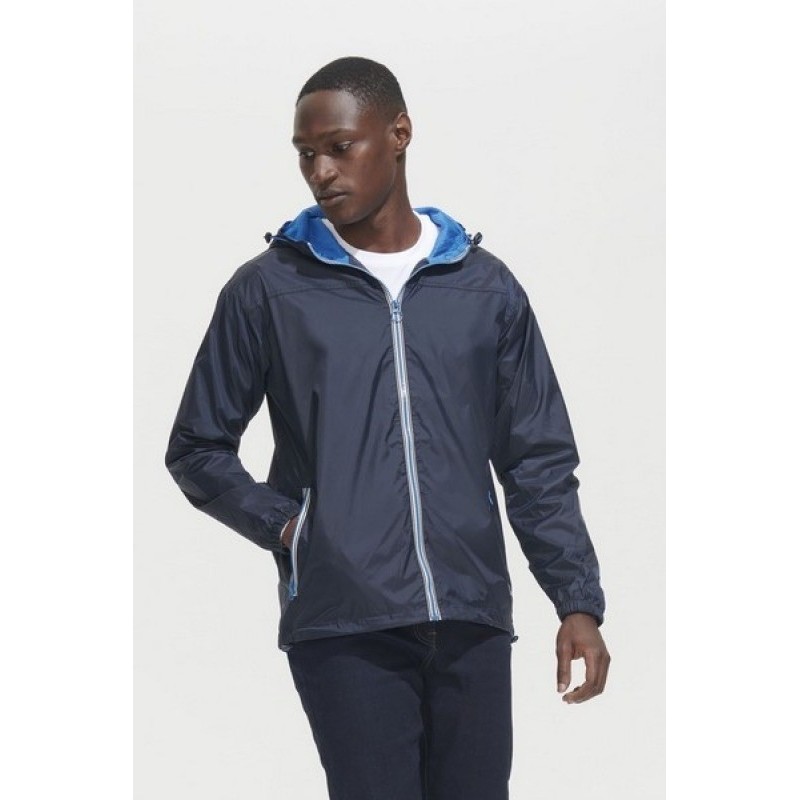 Coupe-vent 100% nylon 210T - Déperlant - Capuche