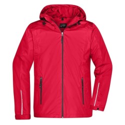 Veste coupe-vent doublée 3 en 1 avec capuche