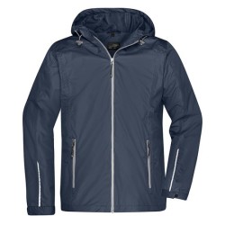 Veste coupe-vent doublée 3 en 1 avec capuche