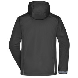 Veste coupe-vent doublée 3 en 1 avec capuche