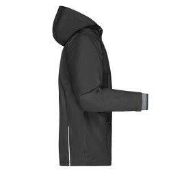 Veste coupe-vent doublée 3 en 1 avec capuche