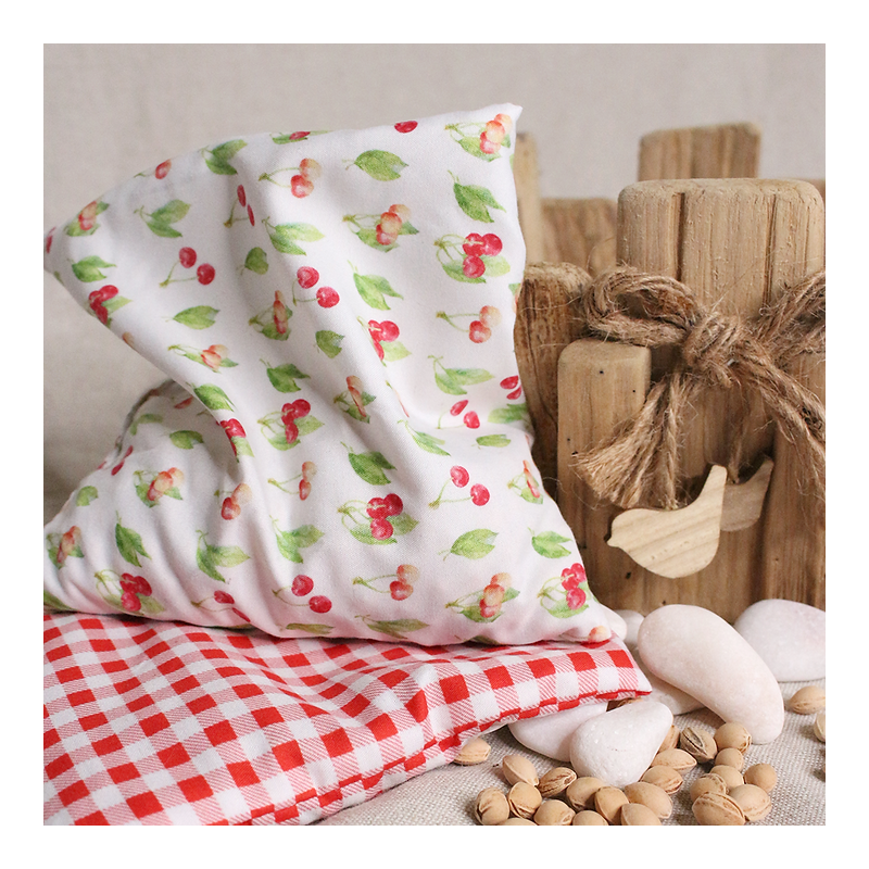 Bouillotte sèche quadri 20x20