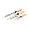 Set 3 couteaux style japonais