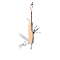 Couteau multifonctions bambou
