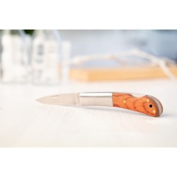 Couteau pliant bois et métal