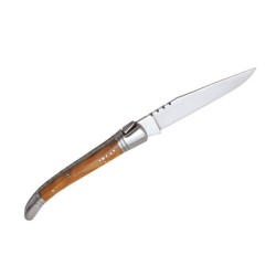 Couteau pliable en bois d'olivier 11 cm