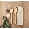 Couverts à salade en bambou