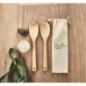 Couverts à salade en bambou