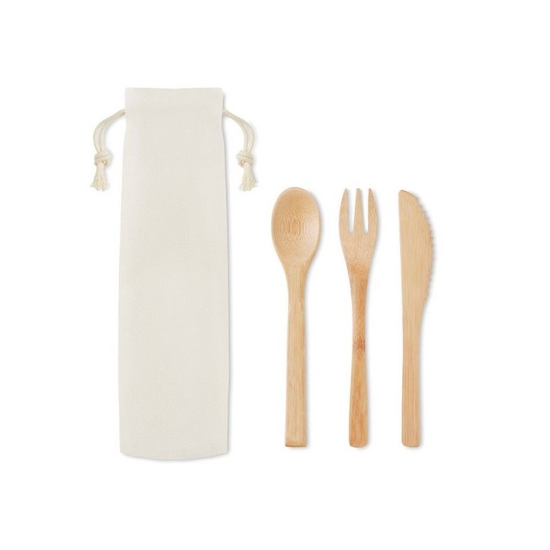 Set de couverts en bambou