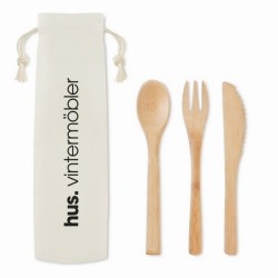 Set de couverts en bambou