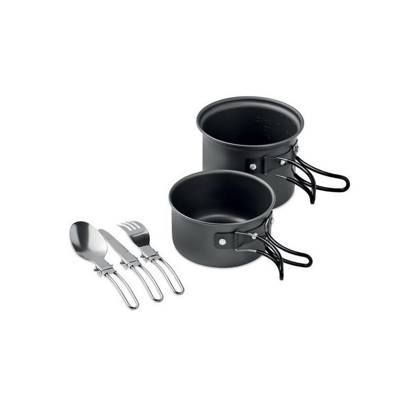 Casseroles camping et couverts
