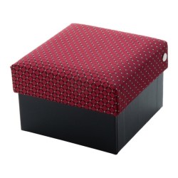 Cravate en polyester à motif carré