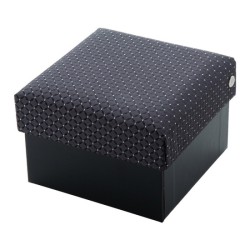 Cravate en polyester à motif carré