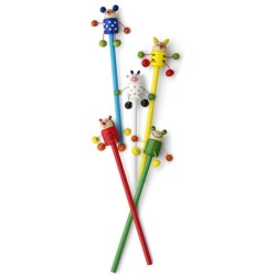 Crayon à papier avec figurine