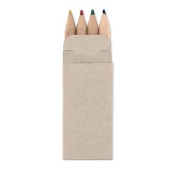 Boite de 4 mini crayons de couleurs