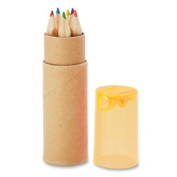 Tube de 6 crayons de couleur