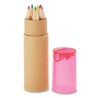 Tube de 6 crayons de couleur
