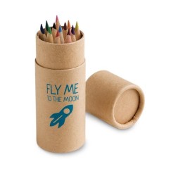 Boîte avec 12 crayons de couleur