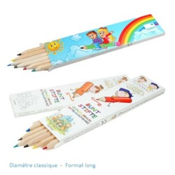 Set de 6 crayons de couleur EU