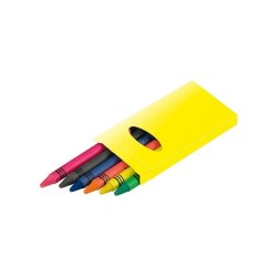 Set de 6 crayons de cire