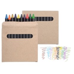Set de 12 pastels de couleurs