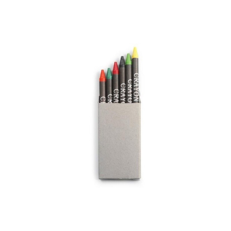 Set de 6 crayons gras