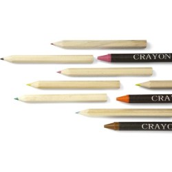 Set de 6 crayons gras