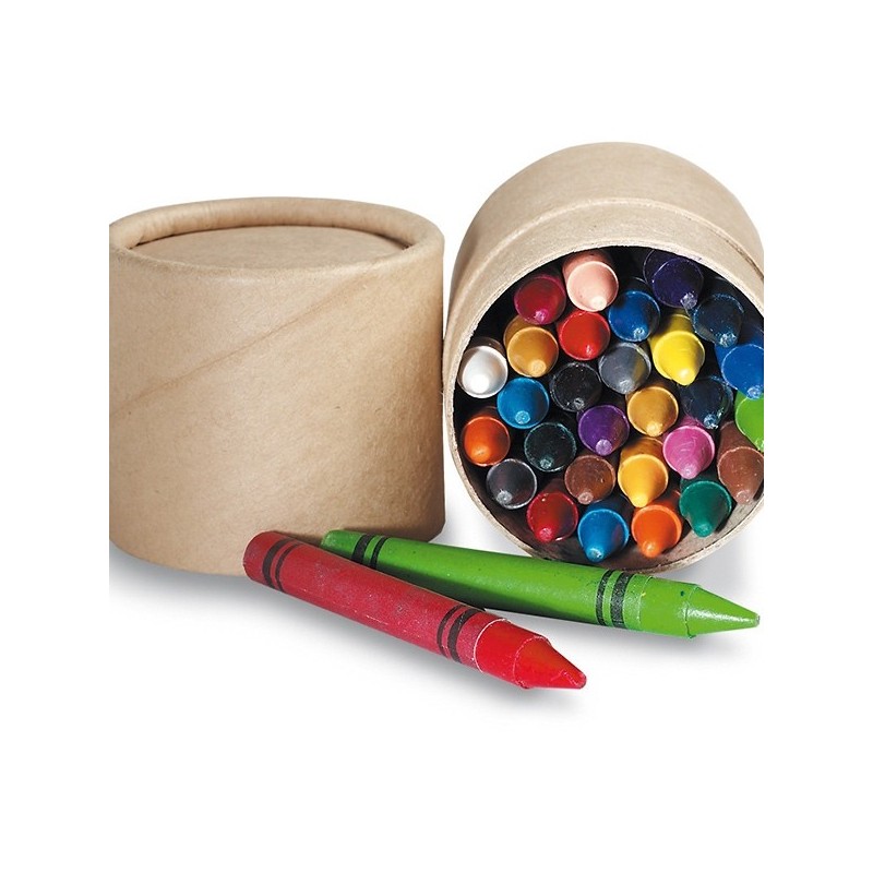 Etui 30 crayons cire