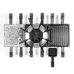 Appareil à raclette/fondue 12 personnes