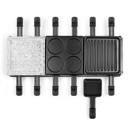 Appareil à raclette/fondue 12 personnes