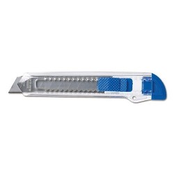 Cutter translucide, 2,8 cm de large, 7 lames