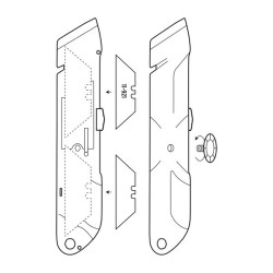 Cutter en alliage de zinc