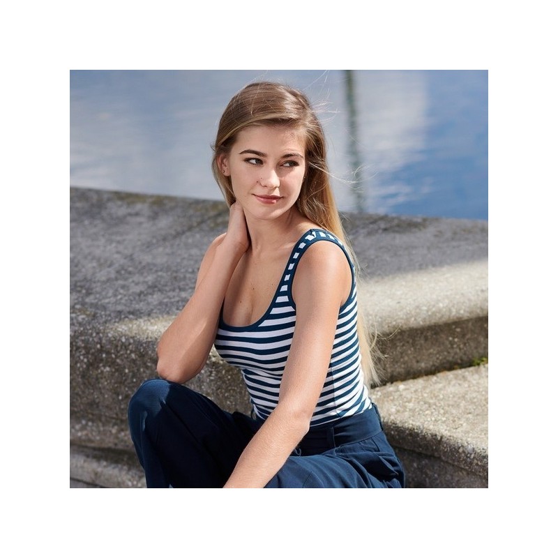 Débardeur Malfini marinière Femme - MALFINI