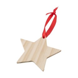 Décoration de Noël en bois Étoile