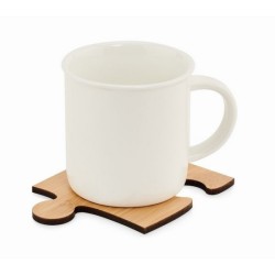  Lot de 4 sous-verres puzzle