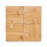  Lot de 4 sous-verres puzzle