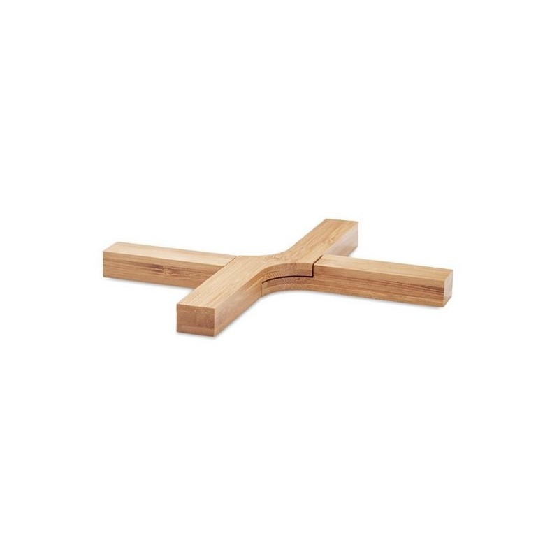  Dessous de plat pliable bambou