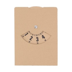 Disque rotatif 12h en papier