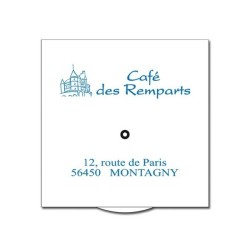 Disque de stationnement carton 15  x 15 cm