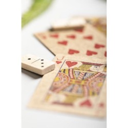 Coffret jeu de carte et domino