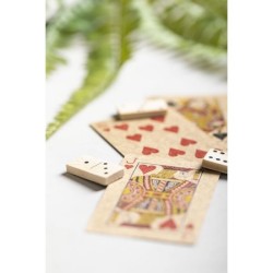 Coffret jeu de carte et domino