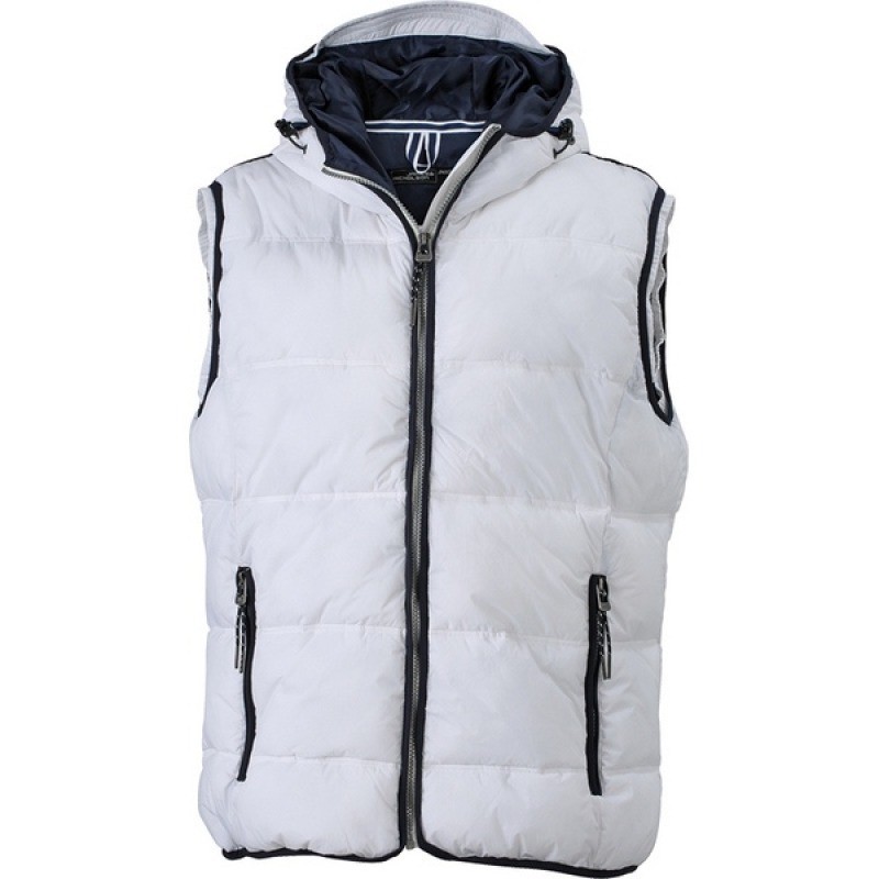 Bodywarmer matelassé avec capuche