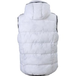 Bodywarmer matelassé avec capuche