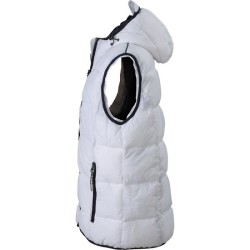 Bodywarmer matelassé avec capuche